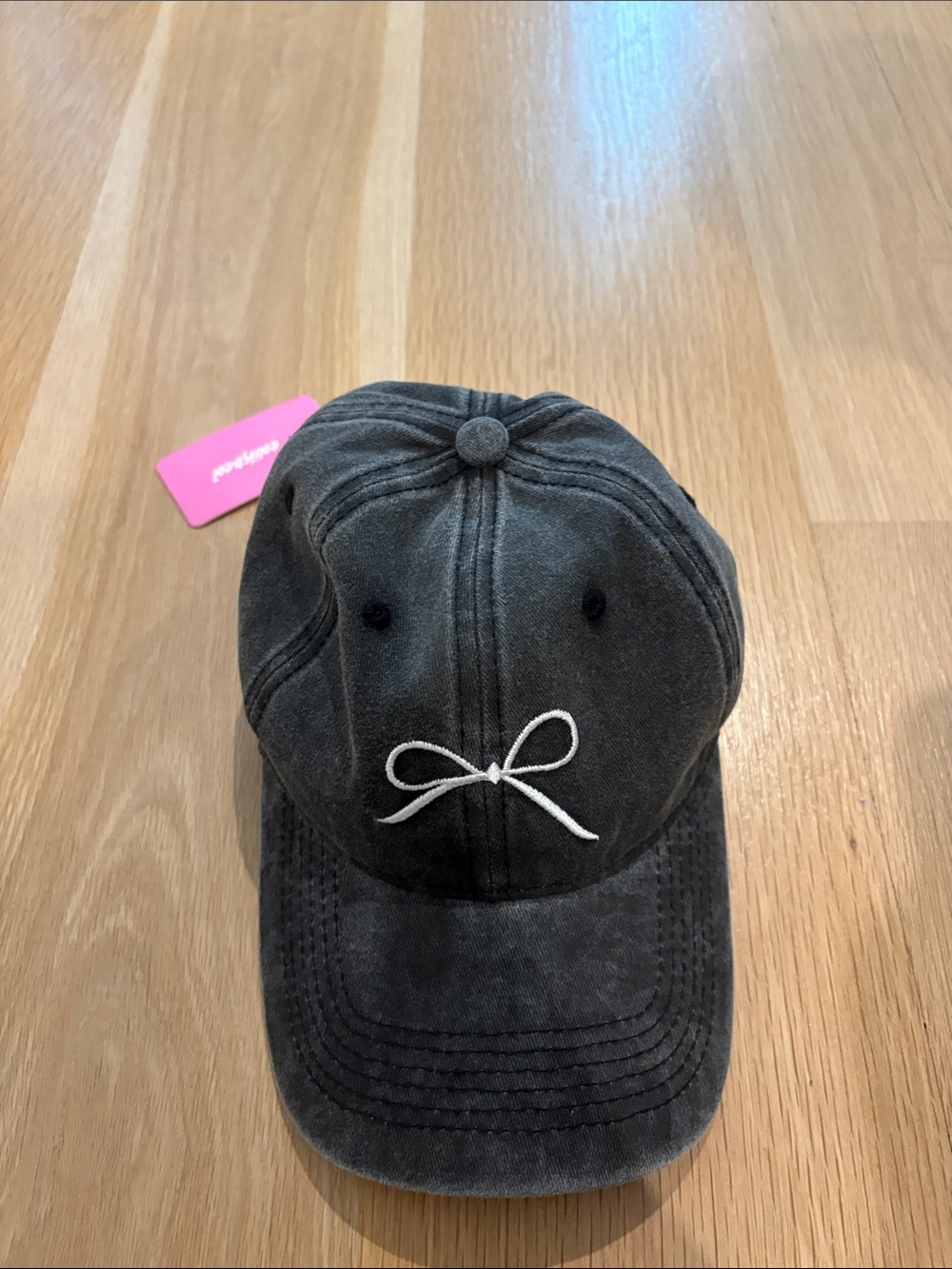 Edikted Washed Charcoal Baseball Cap